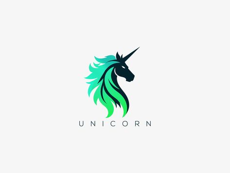 Unicorn Logo by Ben Naveed 🇺🇸 Unicorn Logo, Horse Logo, Studio Logo, Creative Logo, Vector File, Vector Logo, Custom Logos, Creative Professional, Global Community