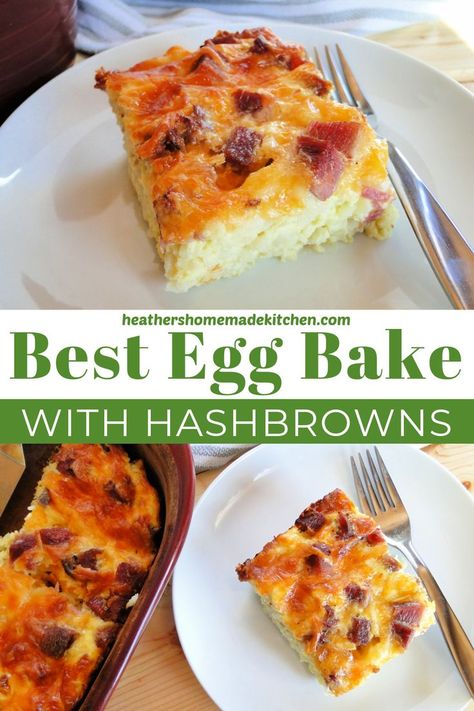 Easy Egg Bake For A Crowd, Breakfast Bake For A Crowd, Egg Bake With Hashbrowns Patties, Easy Egg Bake 3 Ingredients, Fluffy Egg Bake, Best Egg Bake Recipe, Easy Egg Bake Casserole, Easy Egg Bake With Hashbrowns, Breakfast Bake With Hashbrowns