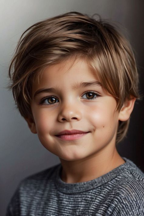 10 cute little boys haircut ideas for every occasion. Find the perfect haircut for your little man with these stylish and easy-to-style options. #BoysHaircuts #LittleBoysHaircuts https://whispers-in-the-wind.com/best-boys-haircuts-for-school-trendy-and-easy-styles/?10-cute-little-boys-haircut-ideas-for-every-occasion-boyshaircuts-littleboyshaircuts-toddlerboyshaircuts Little Boys Long Haircut, Joshua Hair, Toddler Boy Haircuts Longer, Boys Haircut Ideas, Levi Haircut, Baby Boy First Haircut, Toddler Boy Haircut, Kid Haircuts, Boys First Haircut