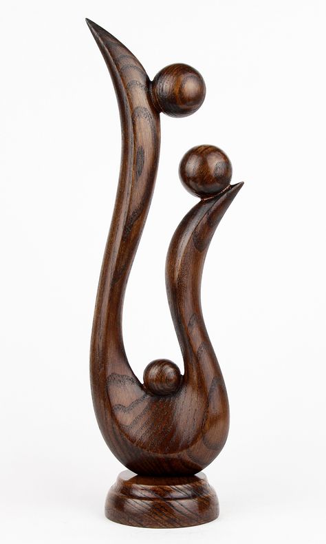 Abstract Woman Figurine for home decoration by WoodSoulCarving / Modern Couple Sculpture of Carved Wood for Interior designs / Woodworking Art statue  #woodworkingproject #woodensculpture #woodenstatue Kisii Kenya, Baby Statue, Modern Statue, Wooden Family Signs, Folding Workbench, Art Deco Statue, Couple Sculpture, Family Sculpture, Family Statue