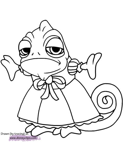 Discover amazing coloring pages! Click now to start your creative journey. Perfect for all ages! 😃😻🍓 Ursula Coloring Pages, Coloring Pages To Print Disney, Disney Cartoon Coloring Pages, Colouring Pages Disney, Unicorn Pokemon, Rapunzel Christmas, Pascal Rapunzel, Rapunzel Coloring, Drawing Thoughts