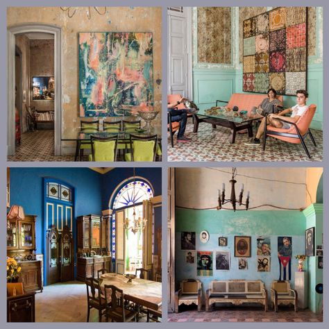 Cuban Interior Design, Cuban Interior, Cuban Decor, Colonial Interior Design, Cuba Fashion, Old Havana, Cuban Culture, Colonial Interior, Colonial Furniture