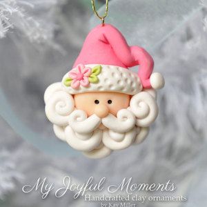 MyJoyfulMoments on Etsy - Shop Reviews Polymer Clay Kunst, Polymer Clay Ornaments, Christmas Clay, Polymer Clay Christmas, Fondant Figures, Clay Ornaments, Christmas Cupcakes, Cute Clay, Fimo Clay