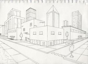 Two Point Perspective 2 Point Perspective Drawing Town, Town Drawing Perspective, Two Point Perspective Drawing City, Two Point Perspective City, 2 Point Perspective City, Two Point Perspective Drawing, 2 Point Perspective Drawing, Perspective Drawings, Two Point Perspective