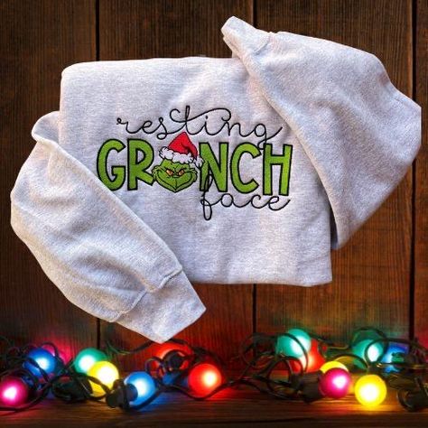 Grinch Sweatshirt, Grinch, Sweatshirts