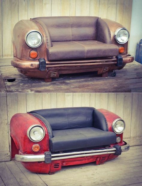 Old Hindustan Ambassador upcycled into vintage car #sofa  #upcycle #recycle #recycling Hindustan Ambassador, Car Parts Decor, Rustic Metal Decor, Garage Furniture, Car Part Furniture, Automotive Furniture, Car Deco, Car Furniture, Car Hd