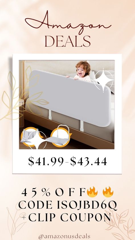 strenkitech Bed Rails for Toddler Portable Toddler Bed Rail for Crib | Height Adjustable Bed Rail Bumper for Twin, Queen, King, Full Size Beds | Travel Bed Side Rail for Baby Kids Safe Guard, 48inches Toddler Bed Rails, Kids Bed Rails, Portable Toddler Bed, Bed Side Rails, Safety Bed, King Size Beds, Bed Rails For Toddlers, Travel Bed, Rail Guard