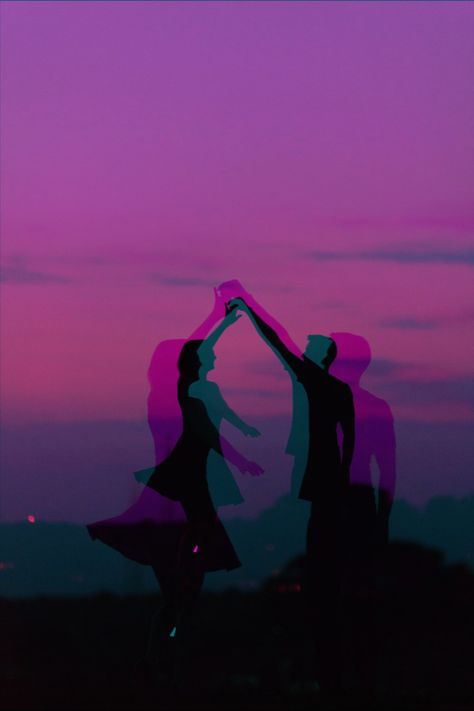 purple aesthetic cute couple wallpaper 🍇 Purple Wallpaper Couple, Dark Purple Aesthetic Couple, Purple Dance Aesthetic, Couple Purple Aesthetic, Purple Couple Aesthetic, Purple Love Aesthetic, Neon Couple, Purple Couple, Euphoria Vibe