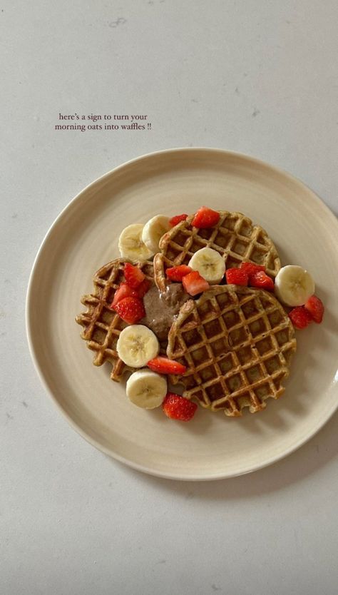 Oat Waffles, Healthy Food Inspiration, Food Pics, Healthy Food Motivation, Healthy Lifestyle Food, Food Inspo, Food Is Fuel, Food Obsession, Interesting Food Recipes