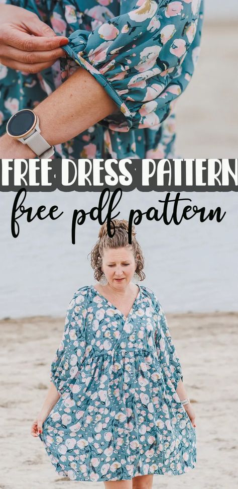 Check out this free pdf dress pattern from Minerva and McCalls. A perfect summer dress to sew for yourself. Light woven fabrics and this pattern create a perfect dress. Summer Dress Patterns Free, Free Dress Pattern, Pdf Dress Pattern, Boho Dress Pattern, Tank Dress Pattern, Unique Sewing Patterns, Linen Dress Pattern, Summer Dress Sewing Patterns, Cotton Dress Pattern