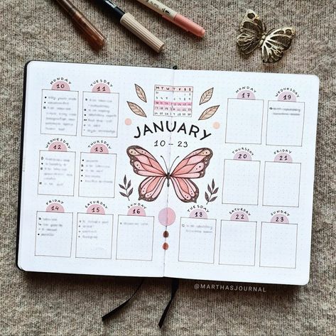 Bullet Journal Work, Bullet Journal Minimalist, Bullet Journal Ideas Templates, Creating A Bullet Journal, Bullet Journal Mood Tracker Ideas, Bullet Journal Paper, Bulletin Journal Ideas, Spring Semester, Bullet Journal Mood