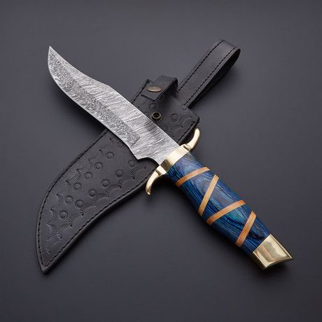 Damask Co. - Legendary Damascus Blades - Touch of Modern D2 Steel, Dagger Knife, Damascus Blade, Damascus Knife, Bowie Knife, Handmade Knives, Tool Steel, Dundee, Bleach Anime