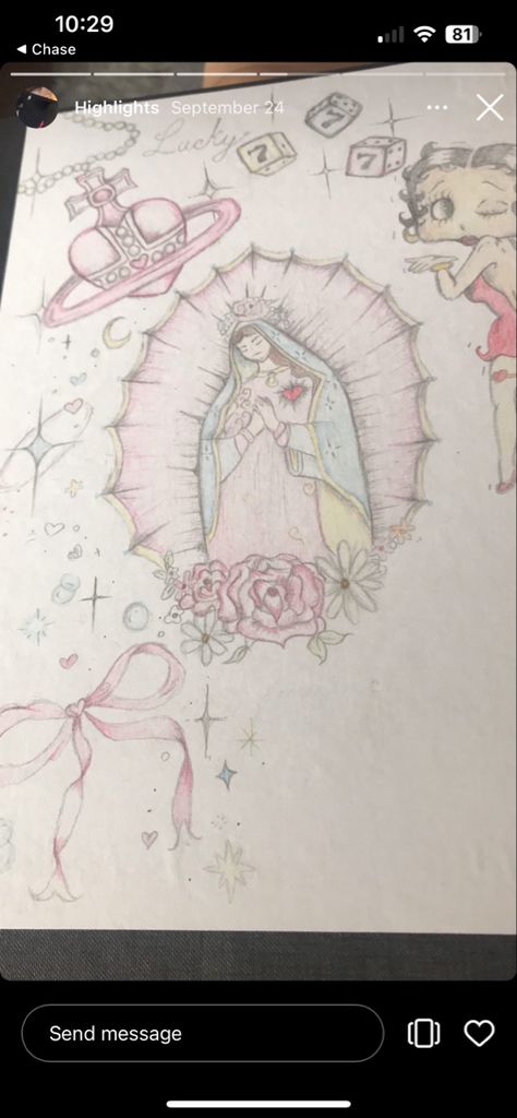 Mother Mary Drawing, Virgin Mary Drawing, Mary Drawing, Easy Doodle, Easy Doodle Art, Mother Mary, Simple Doodles, Virgin Mary, Doodle Art