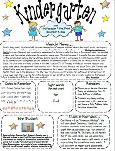 I am hooking up with Freebie Friday over at Teaching Blog Addict. Here is a newsletter template that I created to use each wee... Kindergarten Welcome Letter, News Letters, Kindergarten Newsletter, Class Newsletter, Preschool Newsletter, Kindergarten Classroom Management, Weekly Newsletter Template, Welcome To Kindergarten, Newsletter Ideas