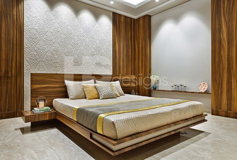 CHENNAI BUNGALOW | HS Desiigns Bedframe Diy, Minimalist Theme, Theme Bedroom, Modern Style Bedroom, Bedroom Interior Design Luxury, Bedroom Cupboard Designs, Bedroom Door Design, Modern Bedroom Interior, Bed Design Modern