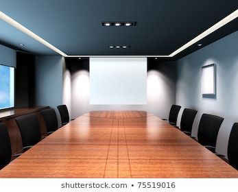 Blue Conference Room, Microsoft Teams Background, Business Meeting Room, Decoration Illustration, Modern Office Interiors, Office Meeting Room, Microsoft Teams, Interior Photo, Bedroom Paint