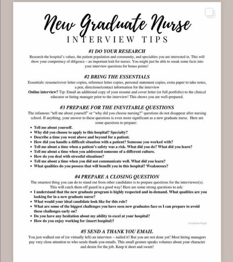 Nicu Interview Questions, New Grad Nurse Interview Questions, Interview Tips For Nurses, Student Nurse Resume, Nurse Interview, Nursing Interview Questions, Nursing Resume Examples, Clinical Instructor, Nursing Interview