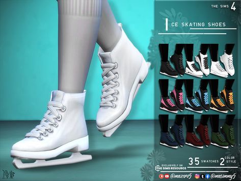 Ice Skates Sims 4, Sims 4 Cc Snowboard, Sims 4 Ice Skating Career, Sims 4 Cc Ice Skates, Ts4 Figure Skating Cc, Sims 4 Figure Skater Cc, Sims 4 Cc Figure Skating Dress, Sims 4 Roller Skates, Sims 4 Tennis Outfit