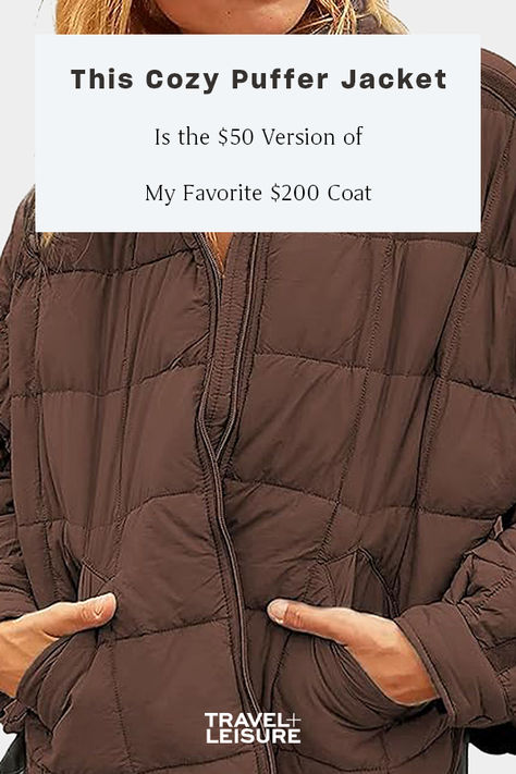 The Bianstore Quilted Puffer Jacket is an Amazon new arrival, and it's earned one frequent flier's stamp of approval for being an affordable lookalike to their favorite $200 version. Grab the lightweight jacket and shop similar puffer styles starting at $30. Click to shop now! We may receive compensation if you click on our links. #amazonfinds #amazonmusthaves #coat #jacket #fallfashion Lightweight Puffer Jacket, Stamp Of Approval, Deep Autumn, Clothing Sites, Quilted Puffer Jacket, Autumn Style, Padded Coat, Look Alike, Travel And Leisure