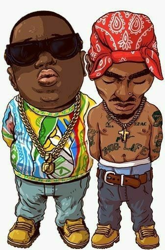 Tupac And Biggie, Tupac, From The Ground Up, Black Men, Graffiti, Limited Edition, Hand Painted, Wall, Black