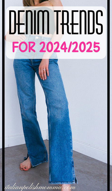 Trendy women's jeans for 2024 and 2025, hottest jeans for women this year, denim trends for 2024, denim fashion, jean trends 2024, jeans for women for fall 2024, best jeans for women 2025 Fashion Trends Forecast Women, Jean Outfits For Women, Fall Outfits For Women, Jeans Trendy, Fashion Trend Forecast, Slouchy Jeans, Jeans Outfit Women, Types Of Jeans, Top Jeans