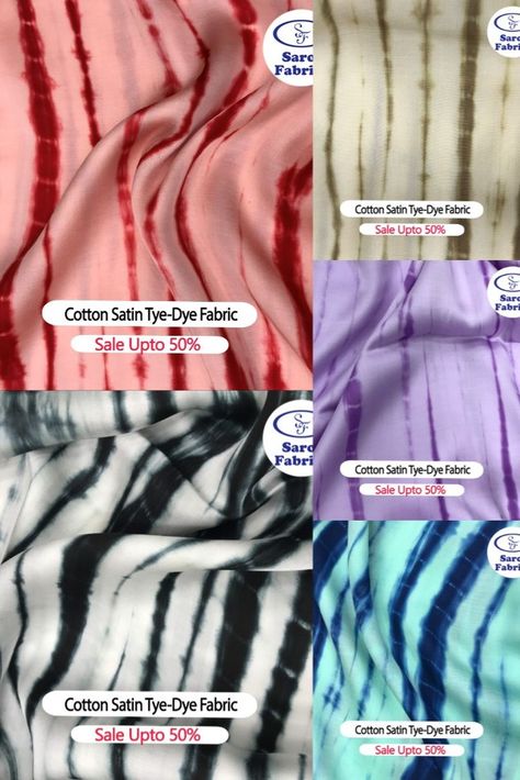 @sarojfabrics introduces "Shibori Cotton Satin Fabrics", make all your desired outfits as gowns, saree, mens jackets, sherwani, lehengas, blouses, and more Shop Online: https://www.sarojfabrics.com/fabrics/prints-embroideries/shibori-tie-dye-batik Fabric Codes: SFK26690 to SFK26699 Search on SarojFabrics.com or shop on whatsapp +91 9930027480 or DM Visit "Saroj Fabrics" stores located at: 📍Khar, Mumbai: 9930027490 📍Borivali, Mumbai: 9930027480 📍Pune: 7774881824 📍Jaipur: 8306522473 Satin Fabrics, Shibori Fabric, Shibori Tie Dye, Fabric Sale, Batik Fabric, Different Outfits, How To Dye Fabric, Shibori, Pune