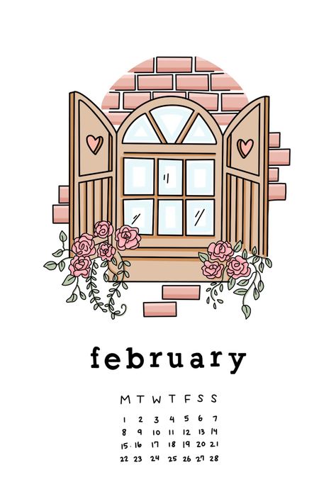 Month Journal Ideas February, February Reading Journal Spread, February Journal Cover Page, February Drawings Ideas, February Aesthetic Drawing, February Journal Spread, February Bujo Theme, February Planner Ideas, Bulett Journal Ideas February