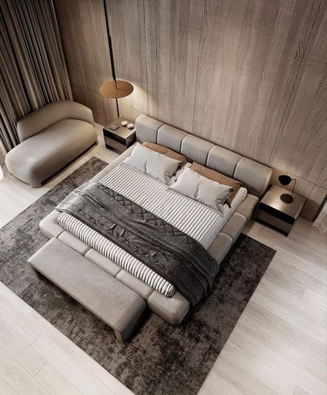 Guest Bedroom Design, Luxurious Bedroom, Luxury Bedroom Master, Bedroom Bed Design, Elegant Bedroom, Trade Center, Wallpaper Bedroom, Play Kitchen, Minimalist Bedroom