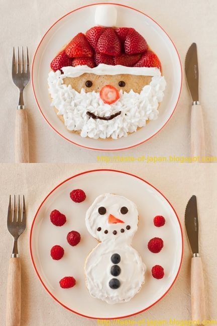 Snowman Pancakes, Christmas Vegan, Food Art For Kids, Christmas Morning Breakfast, Christmas Brunch, Xmas Food, Christmas Breakfast, Food For Kids, Toddler Food