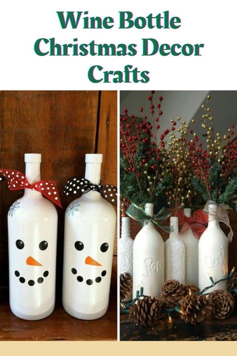 Turn old wine bottles into stunning Christmas decor! With 12 fun ideas, you’ll have unique and festive decorations for your home. Get creative and upcycle your bottles for the holidays! Christmas Crafts With Wine Bottles, Christmas Liquor Bottle Crafts, Christmas Bottle Painting Ideas, Cut Wine Bottle Crafts, Wine Bottle Christmas Crafts, Bottle Christmas Crafts, Christmas Wine Bottle Crafts Diy, Empty Wine Bottle Crafts, Wine Bottle Christmas