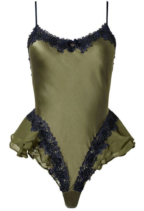 MARTY SIMONE • LUXURY LINGERIE - Josie Natori | Couture Floral Embroidered Corset + removable suspenders Dark Green Bodysuit, Jaehaerys Targaryen, Marty Simone, Rhinestone Bodysuit, Embellished Bodysuit, Macrame Lace, King King, Green Bodysuit, Twinset Milano