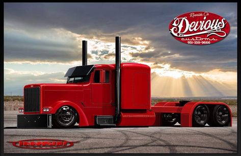 Custom Peterbilt 379, Peterbilt 379 Custom, Peterbilt Trucks Custom, Semi Trucks Interior, Custom Peterbilt, Customised Trucks, Rv Truck, Lowrider Trucks, Peterbilt 379