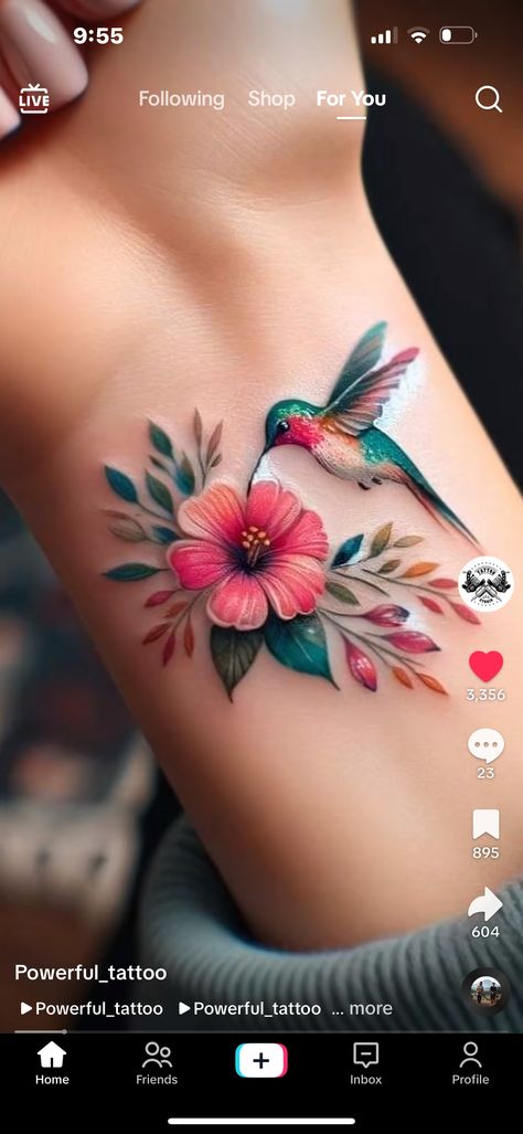 Color Tattoo No Outline, Hummingbird Dreamcatcher Tattoo, Hummingbird Watercolor Tattoo, Hummingbird Wrist Tattoos For Women, Sunflower And Hummingbird Tattoo, Hummingbird Tattoo Color, Humming Bird Tattoo For Women, Hummingbird Wrist Tattoo, Hummingbird Shoulder Tattoo