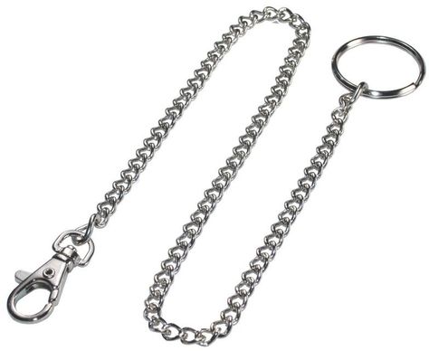 Highlights: Material: Metal Color: Silver Key Ring Style: Belt Hooks/Pocket Chains Chain is 18" Modern Clutch, Silver Bra, Cowboy Design, Belt Hook, Silver Belt, Key Accessories, Purse Backpack, Key Organizer, Silver Belts