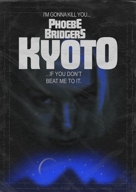 Kyoto Phoebe Bridgers, Phoebe Bridgers Kyoto, Kyoto Poster, Phoebe Bridgers Poster, Blues Music Poster, Steven King, Dorm Posters, Horror Novel, Phoebe Bridgers