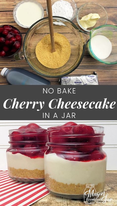 Cherry Cheesecake In A Cup, Cherry Cheesecake Tarts Mini, Cherry Cheesecake In A Jar, Individual Cherry Cheesecake Cups, No Bake Cherry Cheesecake Cups, No Bake Cherry Cheesecake Recipes, Cherry Cheesecake Jars, Cherry Cheesecake Shooters, Cherry Cheesecake Cups