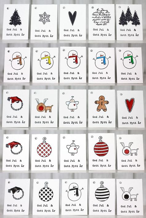 Jul Diy, Handmade Christmas Cards, Christmas Doodles, Christmas Card Art, Homemade Christmas Cards, 카드 디자인, Watercolor Christmas Cards, Christmas Card Crafts, Diy Christmas Cards