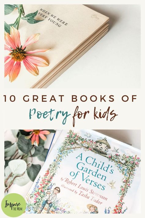 Poetry Books For Kids, Homeschooling Classroom, Great Poetry, Poetry Tea, Best Poetry Books, Poetry Tea Time, Childrens Poetry, Poetry For Kids, Teaching Poetry