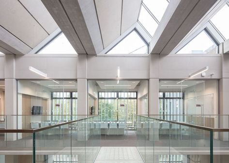 Skylight Architecture, Sawtooth Roof, Factory Architecture, University Of Birmingham, Warehouse Design, Art Gallery Interior, Airport Design, Roof Architecture, Building Roof