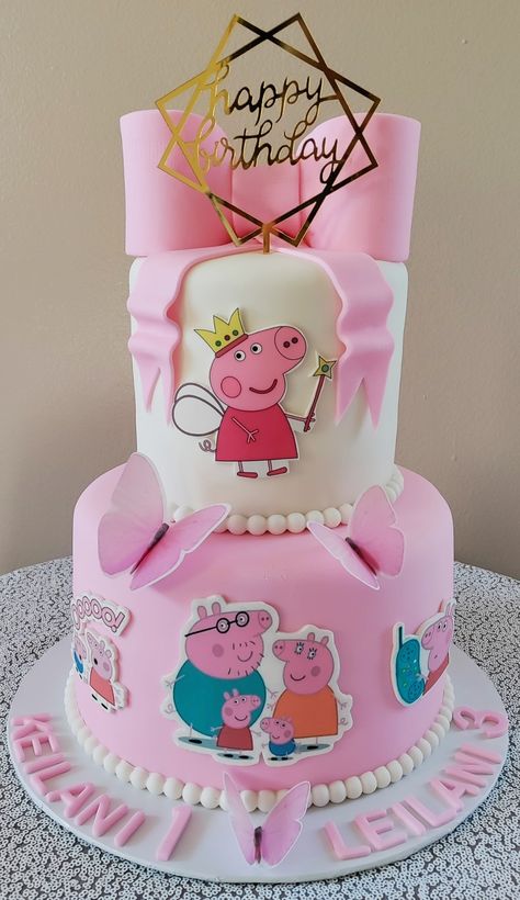 Decor Tort, Peppa Pig Cake, Pig Cake, Free Birthday, Girl Cakes, Free Birthday Invitations, Peppa Pig