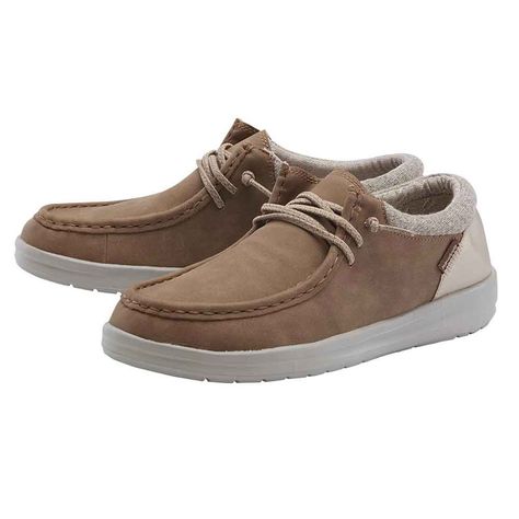 These Hey Dude Shoes Women’s Polly Shoes in Nut provide ultimate comfort and ultimate fashion to your closet! With a leather upper, lace up design, and ultra-grip outsole, they are a great casual shoe to wear on-the-go. Features of these Hey Dude Shoes Women’s Polly Shoes in Nut 121881600: Hey Dude Shoes Style: 121881600 Color: Nut Shoes for women Recycled leather upper, water-resistant Soft lining and heel Removable leather, memory foam insole Lightweight outsole Lace up closure Flex & Fold Dude Shoes Women, Hey Dude Shoes Women, Heydude Shoes, Ankle Strap Chunky Heels, Hey Dude Shoes, Round Toe Sneakers, Canvas Flats, Purple Sneakers, Hey Dude