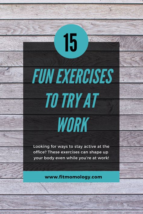 Try these fun ways to workout while you're at your desk! 15 fun exercises to try at work (or at home). Workout without a gym with minimal equipment! #workout #healthyliving #funexercise #fitmomology Fun Exercises, Equipment Workout, At Home Workout, Workout Plan For Beginners, Mom Entrepreneur, Breastfeeding Tips, A Gym, Happy Mom, Core Muscles