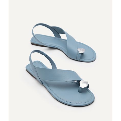 Women flat blue color back elastic comfortable Ankle design flats sandals shoes other colors are available https://m.alibaba.com/product/10000007375895/Women-flat-blue-color-back-elastic.html?__sceneInfo={"cacheTime":"1800000","type":"appDetailShare"} Sandals For Ladies Flat, Ladies Leather Shoes, Comfortable Leather Sandals, Futuristic Shoes, Beautiful Sandals, Chanel Sandals, Mooncake, Flats Sandals, Womens Summer Shoes