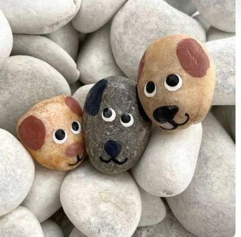 Cow Painted Rock, Pocket Rocks, Rock Faces, Pocket Hugs, Secret Sister, Painted Dog, Diy Rock Art, Painted Rock Animals, Stone Art Painting