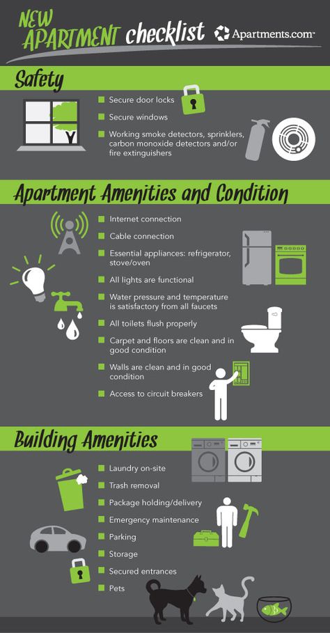 The New Apartment Checklist: Your Guide to Touring Apartments | Apartments.com Diy Home Decor For Apartments Renting, New Apartment Checklist, Apartment Hacks Organizing, Apartment Organization Diy, First Apartment Tips, Diy Home Decor For Apartments, Rental Ideas, First Apartment Checklist, Apartment Hacks