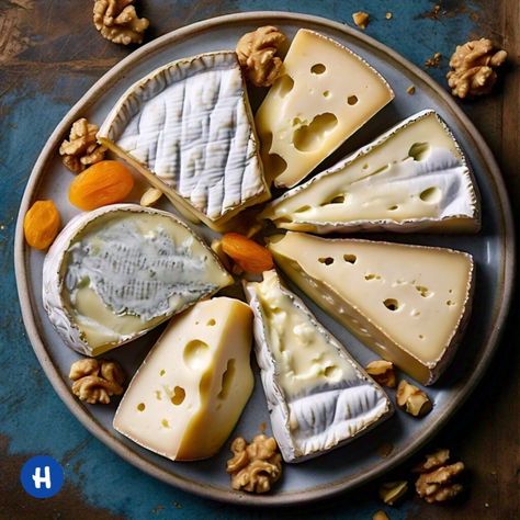 Brie Vs. Camembert Cheese — Learn The Difference Camembert Cheese Recipes, Cheese Branding, Cheese Brie, Baked Camembert, Vegetable Sticks, Cheese Brands, Fruit Preserves, Brie Cheese, Baked Brie