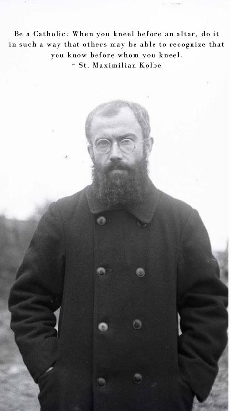 Saint Maximillian Kolbe, Maximilian Kolbe, St Maximilian, Scruffy Beard, Catholic Wallpaper, Saint Quotes Catholic, San Paolo, Christian Traditions, San Francesco