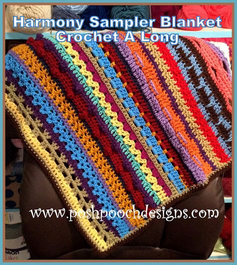 Crochet Sampler Blanket, Scrap Crochet, Different Crochet Stitches, Scrap Yarn Crochet, Crochet Afgans, Blanket Crochet Pattern, Crochet Blanket Afghan, Crochet Throw Blanket, Crochet Goodies