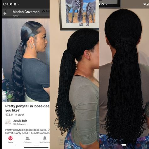 Sleek loc pony. Sisterlock extended ponytail. Bobbiboss microlocs used. Sleek Loc Styles, Microlocs Ponytail, Extended Loc Ponytail, Extended Ponytail, Pretty Ponytails, Slicked Back Ponytail, Locs Styles, Loc Inspiration, Micro Locs