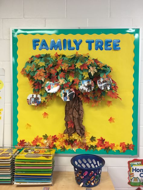 Toddler Classroom, Classroom Bulletin Boards, Classroom Walls, Special Education Classroom, Fall Family, Educational Activities, Bulletin Board, Bulletin Boards, Family Tree